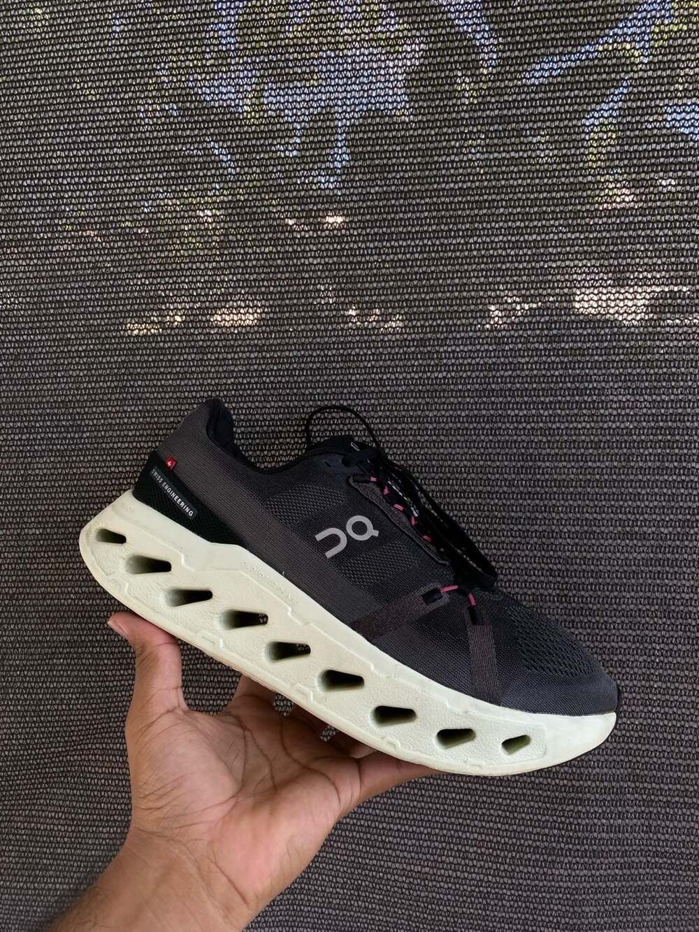 On Running Cloud Cloudeclipse Shoes Black Green Pink